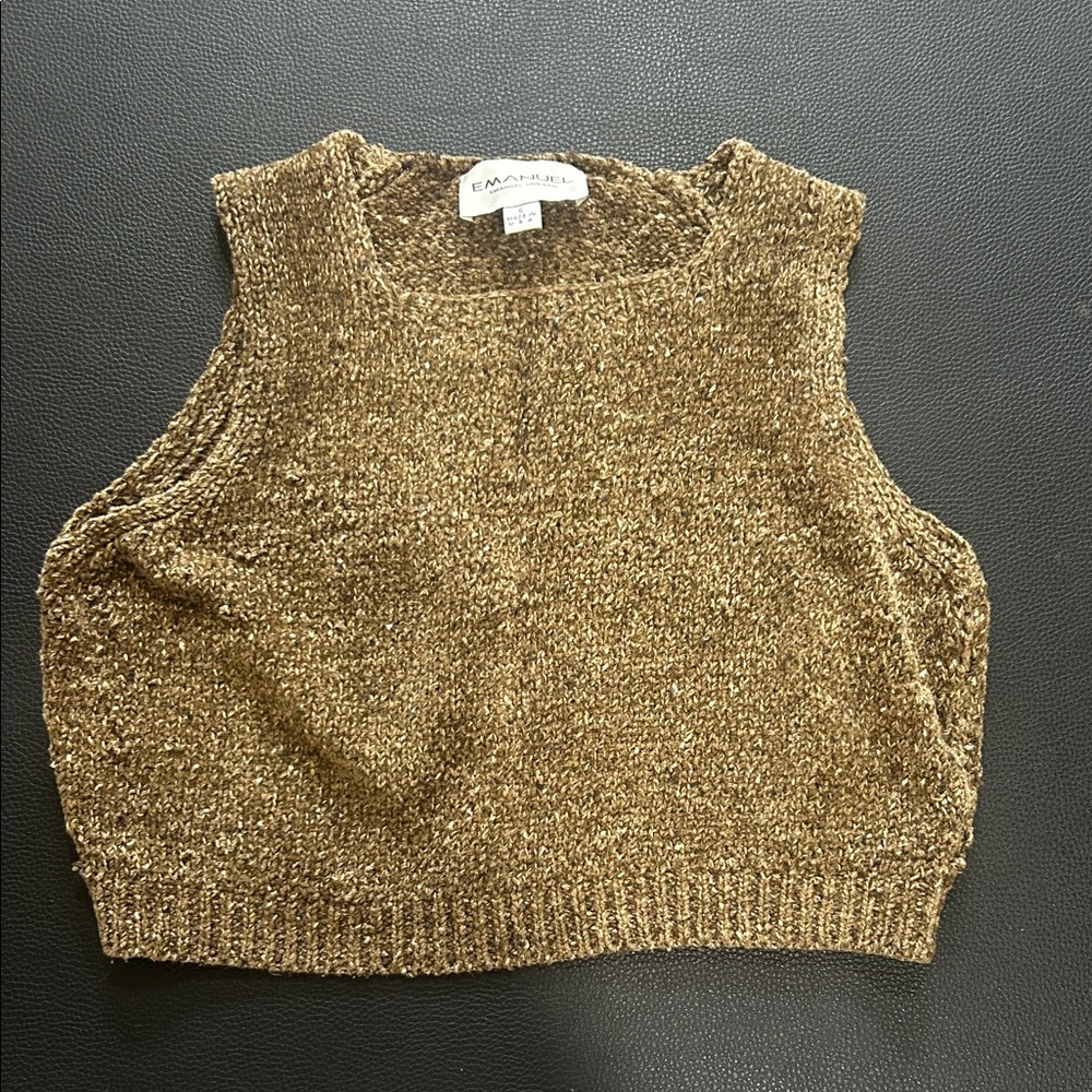 Emanuel Ungaro Gold Tank Top